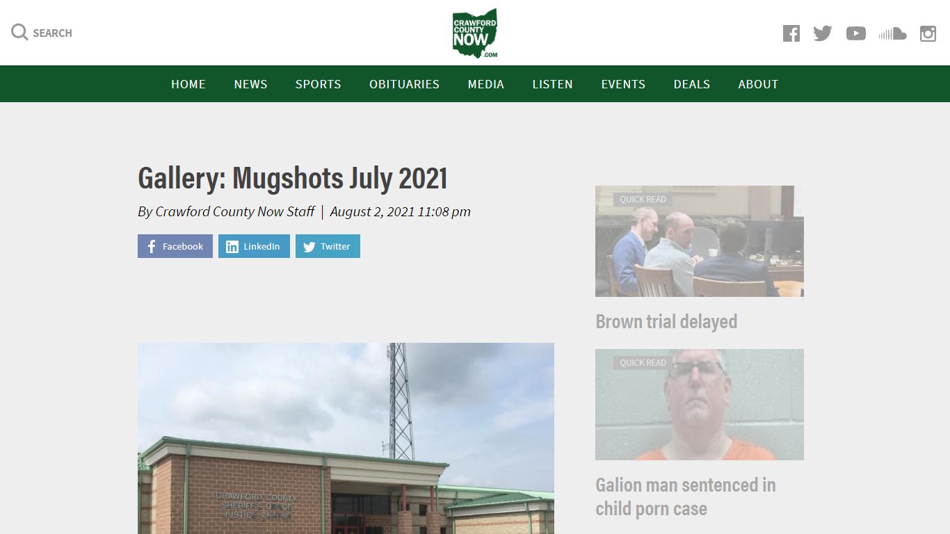 Gallery: Mugshots July 2021 - Crawford County Now
